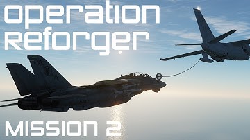 F-14B DCS - Case 3 Carrier Landing (Mission 2 - Just the Case 3 Landing)