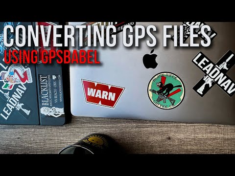 LEADNAV Lessons - Converting GPS Files with GPSBabel - video from LEADNAV