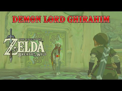 BRAND-NEW CUSTOM BOSS + DUNGEON! Demon Lord Ghirahim in Breath of the Wild?!