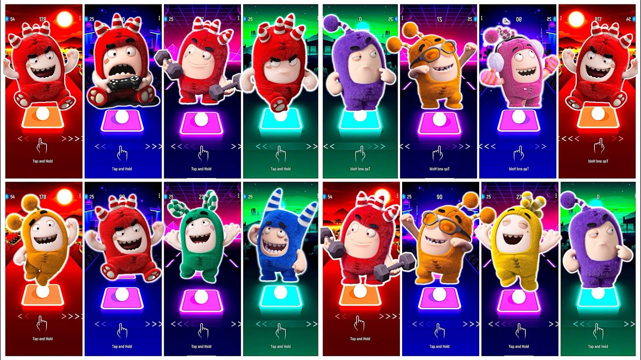Oddbods Mega Mix Oddbods Fuse 🆚 Oddbods Pogo 🆚 Oddbods Bubbles 🆚 Oddbods Slick. 🎶 Who Is Best?