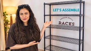 Information How to Assemble Amazon Basics 5-Shelf Rack | Complete Unboxing & Assembly Guide Update