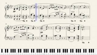 Schubert, Allegretto in C minor, D 915. [Piano Tutorial + Sheets]