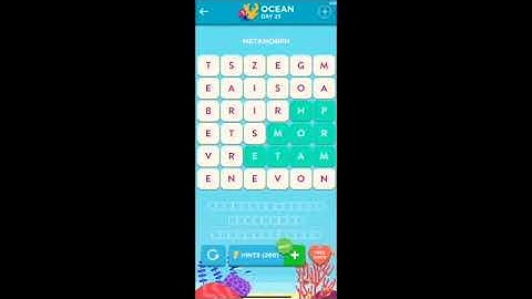 WordBrain 2 Ocean Event Day 23 July 2 2023 Answers, Solutions and Walkthrough