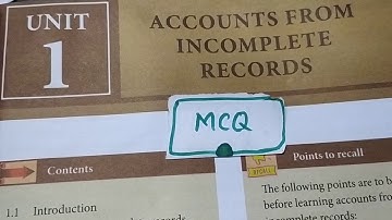 Class 12 Tamilnadu Stateboard Accountancy Chapter 1 MCQ