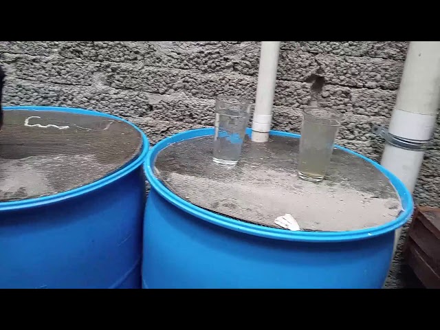 Como hacer un Filtro de agua, Filtro de agua casero, Filtro de agua,  Captacion de agua
