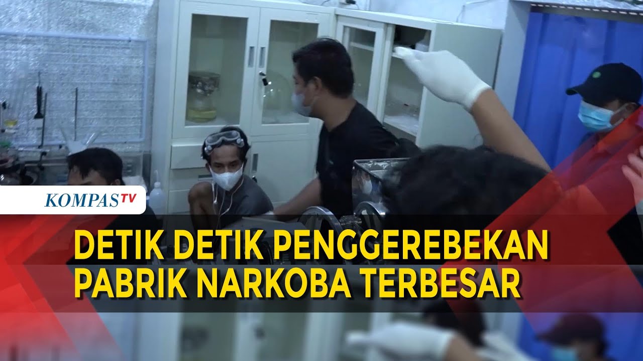 FULL-Detik-Detik Penggerebekan Pabrik Narkoba Terbesar di Indonesia