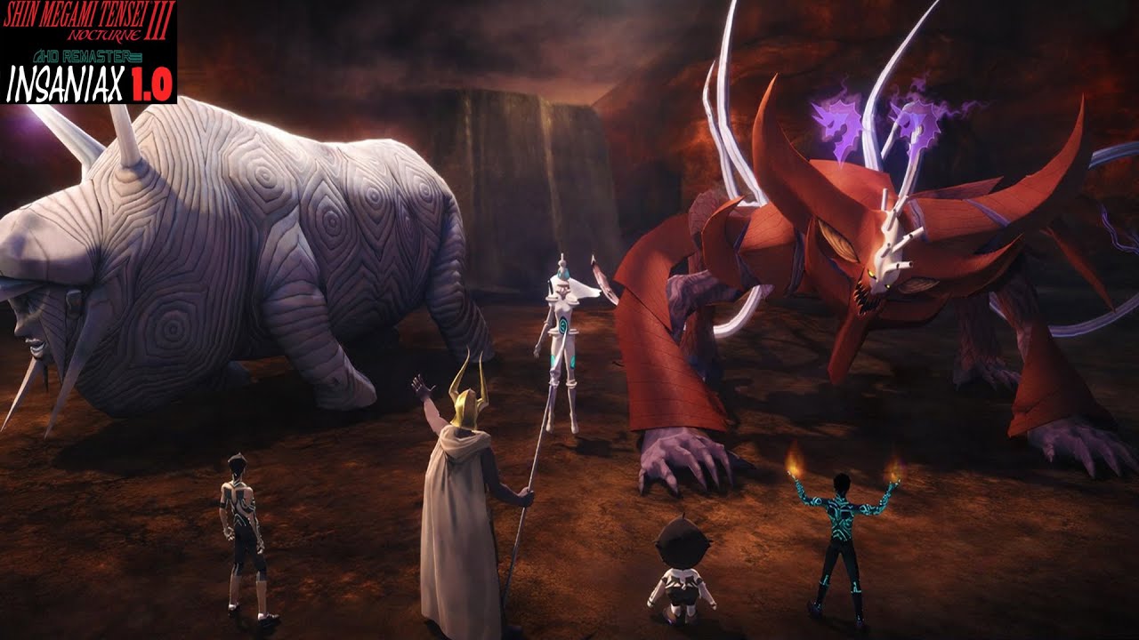 Baal, Noah & Ahriman Insaniax 1.0 Mod [HARD] Low Level - Shin Megami Tensei 3 Nocturne HD Remaster