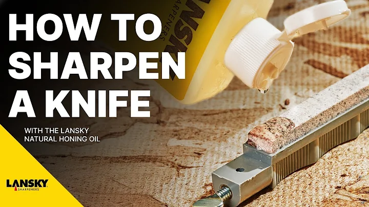 How To Sharpen Your Knife Like a Pro With Honing Oil!