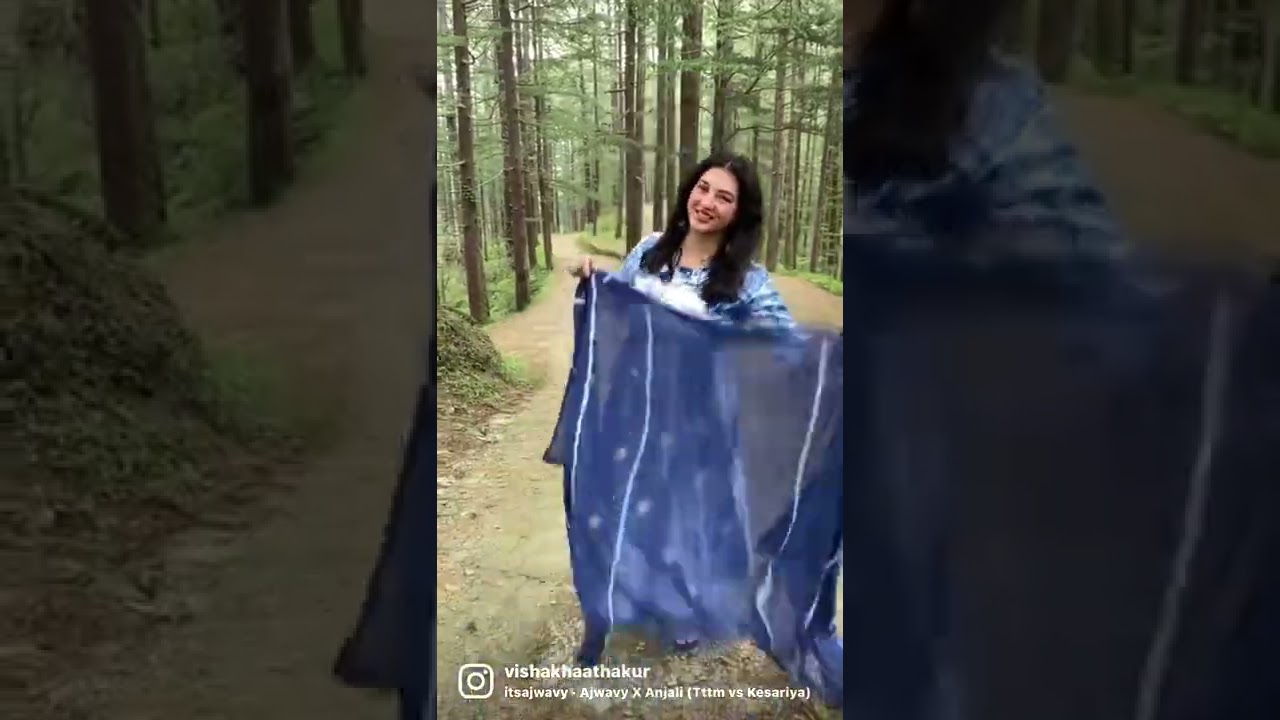 Navratri day 3 - blue ootd 