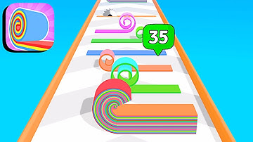 Roll Layers ​- All Levels Gameplay Android,ios (Levels 43-45)