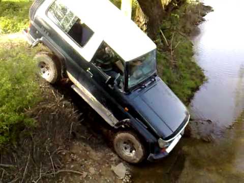 Traversee D Une Riviere Toyota Kzj73 3 0td Youtube