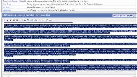 Cómo subir historias a fictionpress y fanfiction
