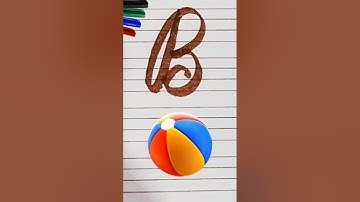 How to write in cursive Capital letter B |Cursive Writing for beginner |Cursive handwriting practice