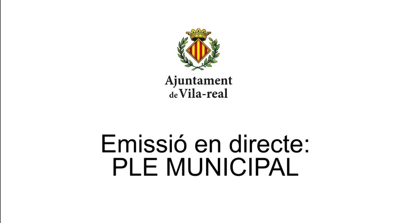 Ple ordinari 29 de gener de 2026