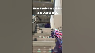 NEW Battle Pass Skins S25 Act 6 in 11.08 - Valorant