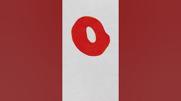 O (Process Video - 36 Days of Type) #shorts