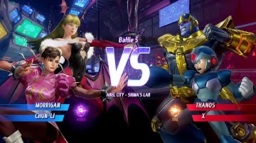 Marvel vs capcom infinite arcade mode Morrgan and chun li