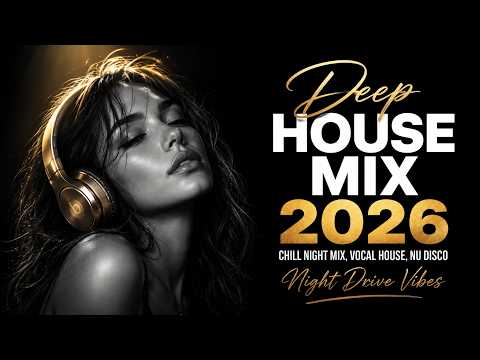 Deep House Mix 2026 - Night Drive Vibes | Vocal House, Nu Disco & Late Night Deep House