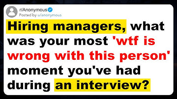 Hiring managers, what was your most 