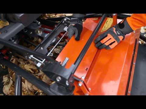 Husqvarna P 524 - how to attach flail mower