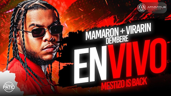 MESTIZO IS BACK FT DJ PATIO - MAMARON + VIRARIN + DEMBERE EN VIVO #BRUTALFILMS #DJPATIOLIVE