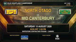 2026 NZR Hilux Heartland Rugby Championship: North Otago vs Mid-Canterbury