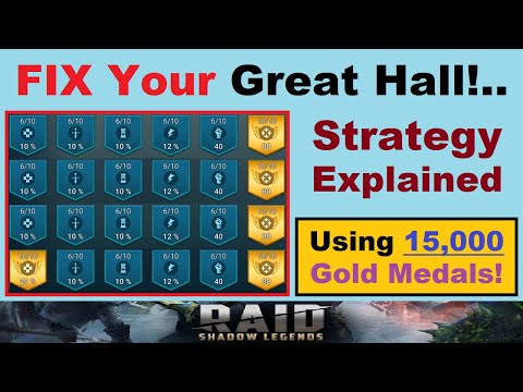 Raid Shadow Legends Build Your Own Bastion Great Hall Youtube