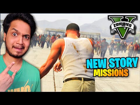 GTA V ZOMBIES STORY MODE BEGINS (GTA 5 New Missions) #1