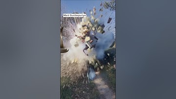 Body Explosion vfx magic AI video.#shorts #manikumarvfx