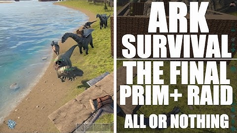 THE FINAL PRIMITIVE RAID - THE END OF THE SERVER WAR - ARK SURVIVAL RAID - (xbox official pvp)