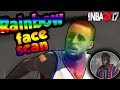 NBA 2K17 | RAINBOW FACE SCAN GLITCH | HOW TO HAVE A MULTI-COLORED FACE