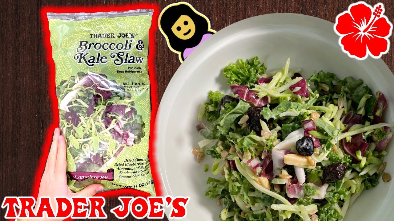 Broccoli & Kale Slaw Trader Joe’s Product Review YouTube