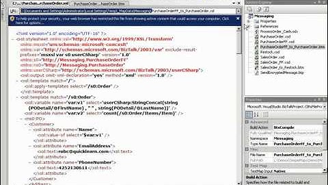 Transforming Message Data Using Custom XSL Within a BizTalk Map