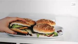 A Futuristic Vegan Burger that Bleeds