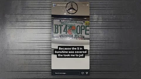 Police apologize to Florida man wrongfully arrested under new license plate law