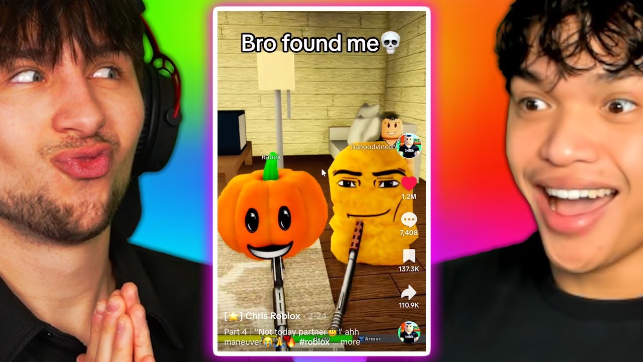 РЕАКЦИЯ НА ВИРУСНЫЕ РОБЛОКС ТИКТОКИ!