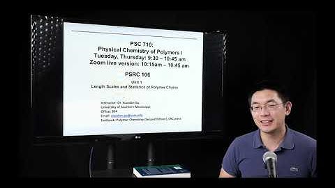 2020 school year COVID virtual learning PSC 710 Polymer Physics Lecture #1