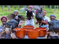 Turkey soup  traditional turkey soup recipe cooking in village  vaan kozhi  healthy soup recipes