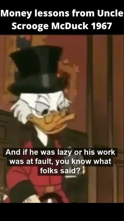 Money Lessons From Uncle Scrooge Mcduck (1967)