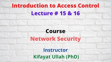 Introduction to Access Control