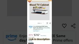 Wood TV Cabinet 85% Off 🤯♥️ #decor #decoration #design #tv #tech #technology