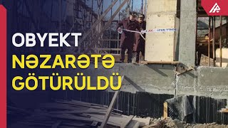 Gəncədə qanunsuz tikinti işlərinin qarşısı alındı - APA TV