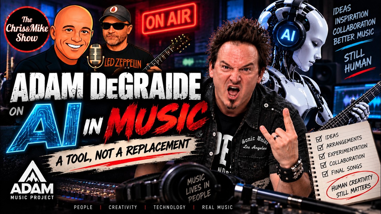AI in Music: A Tool, Not a Replacement #ai #aimusic #aimusicvideo #ADAMmusicProject #chrisandmike