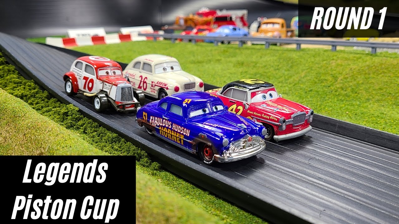 DOC HUDSON RETURNS | Disney Cars Legends Piston Cup | Round 1 Compilation