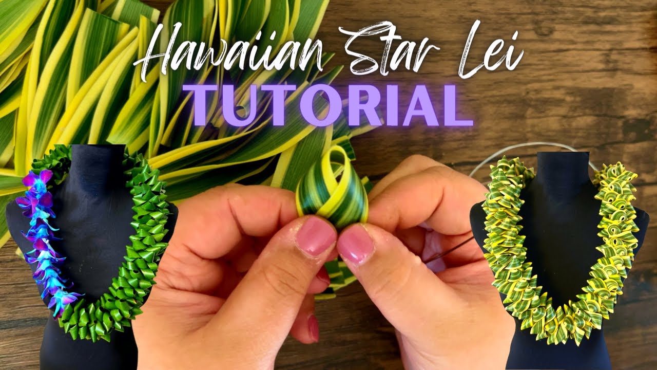 How to Make a Hawaiian Star Lei! 