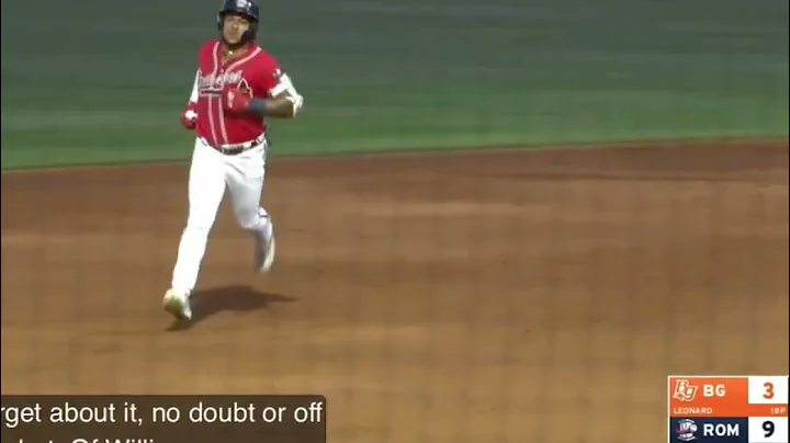 Willie Carter Bat Flip Mix 2022 Atlanta Braves Min...
