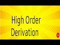 L-3 HIGHER ORDER DERIVATION AND CHAIN RULE Quantitive Methods.