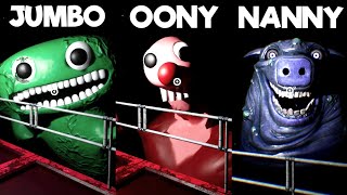 Garten of Banban: JUMBO JOSH vs OONY BALLOONY vs HELLISH NANNY Ending Comparison