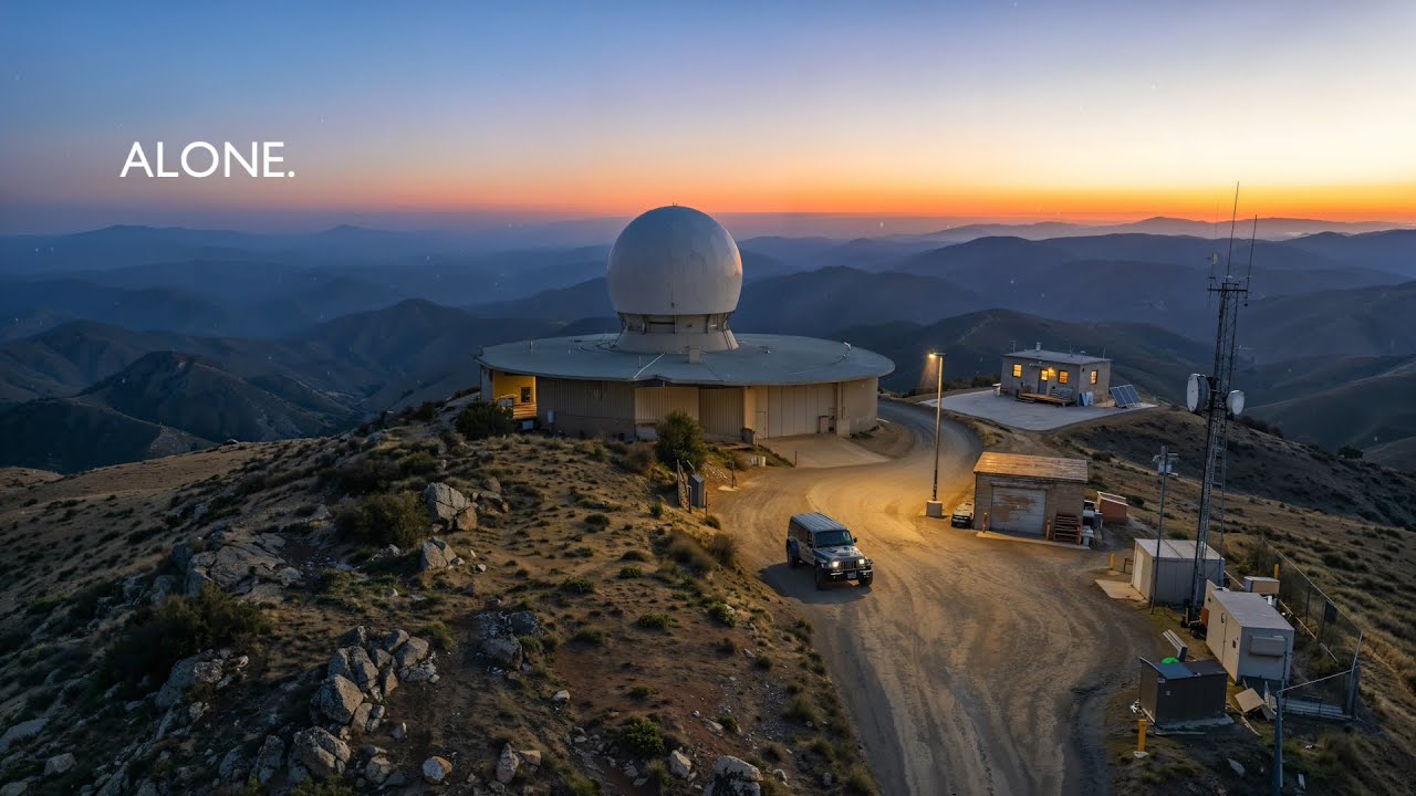 ALONE at the Radar Station | Sci-Fi Ambience | Calm Ambient for Focus & Sleep