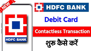HDFC Debit Card Contactless Transaction Activate Kaise Kare | Enable Contactless Payment in HDFC ATM